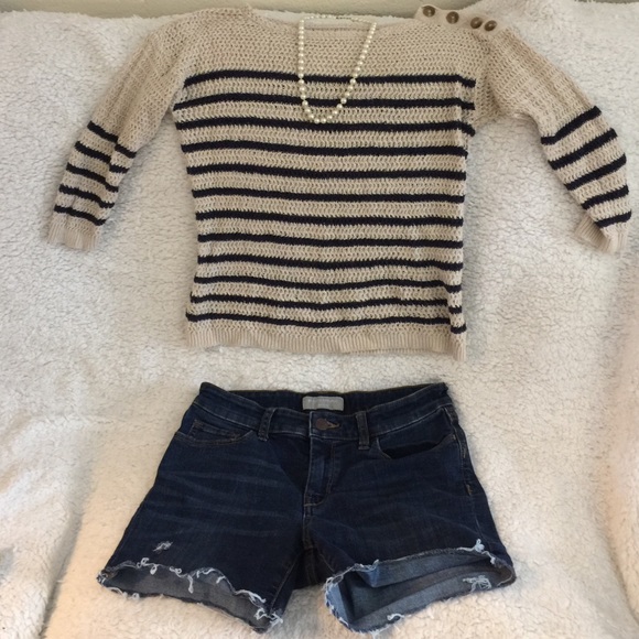 Loft Lightweight Spring Striped Sweater - Picture 3 of 6